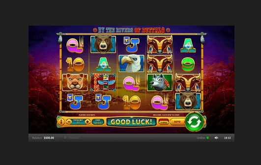 By The Rivers of Buffalo Online Slot Symbols